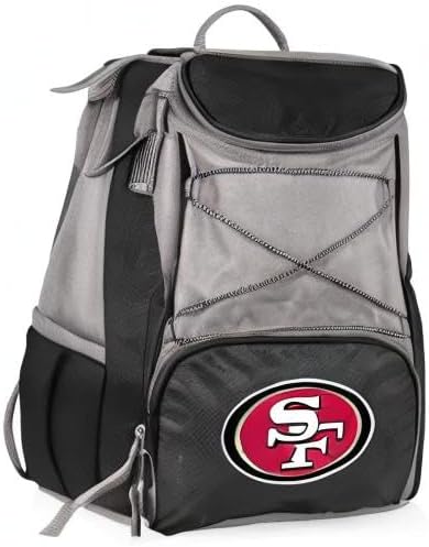 PICNIC TIME NFL Unisex Erwachsene NFL PTX Rucksack Cooler San Francisco 49ers Einheitsgrösse Schwarz