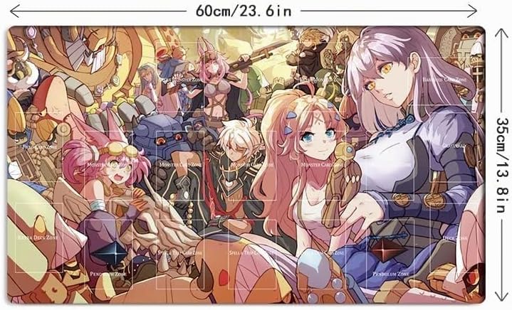 Mlikemat Dogmatika Ecclesia Tri-Brigade Kitt TCG CCG Kartenspielmatte mit Zonen und Tasche (ZD039-07