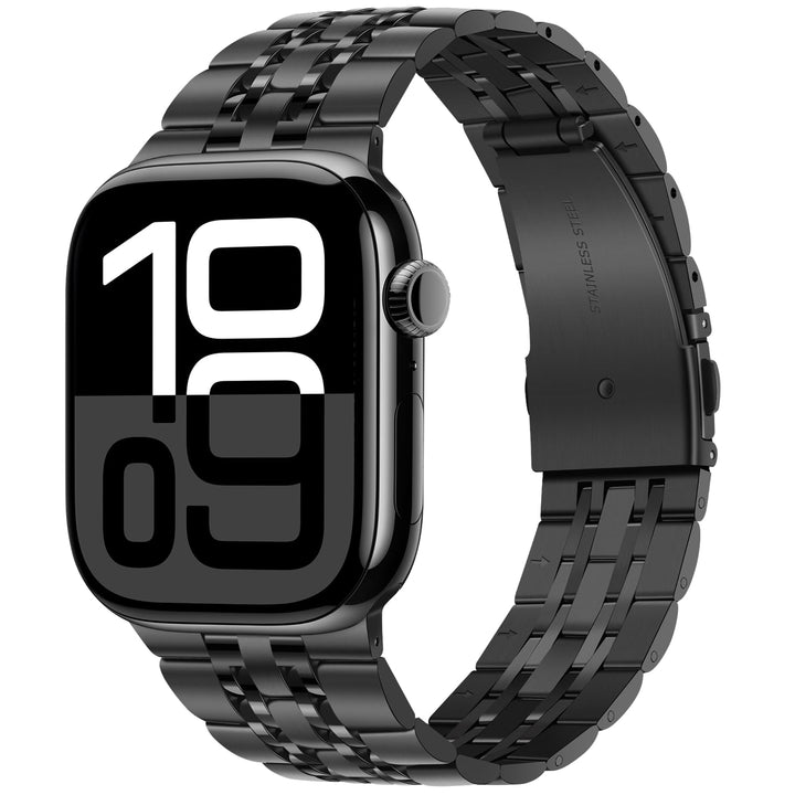 Tasikar Kompatibel mit Apple Watch Armband 42mm(Series 11/10) 41mm 40mm 38mm, Massives Edelstahl Met