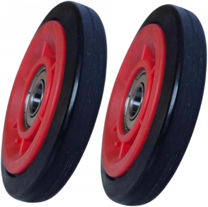 2x Laufrolle, Walze für Trockner, Trommel kompatibel mit AEG Electrolux 8077877028, 8077877036, 1364
