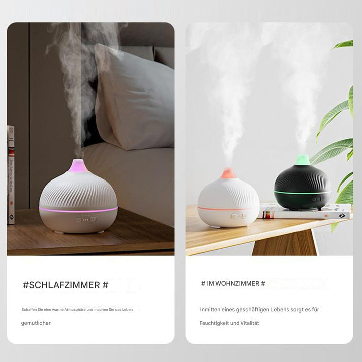 Aroma Diffuser Für Schlafzimmer | 180ml 7-Farben Umgebungslicht,Elektrischer Aroma Diffusor mit Nebe