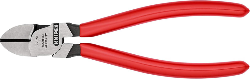 Knipex Seitenschneider schwarz atramentiert, mit Kunststoff überzogen 160 mm 70 01 160 EAN & Kombiza