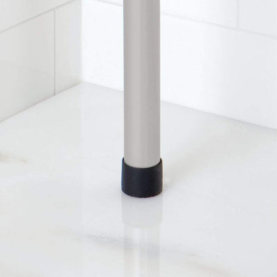 mDesign Duschregal ohne Bohren – praktischer Shower Caddy für die Ecke aus Metall und Kunststoff – a