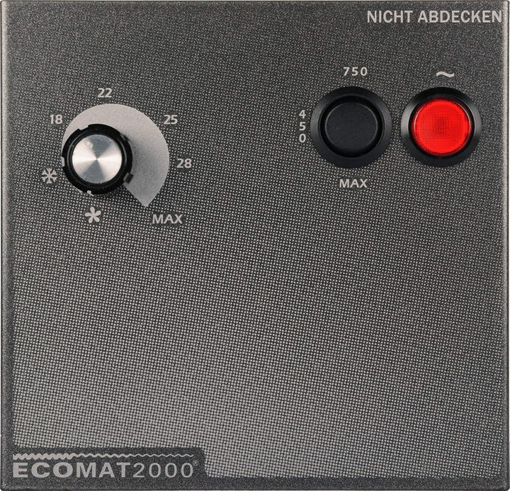 Ecomat 2000 Classic – Premium Keramik Heizlüfter Made in Germany | energiesparend & kompakt | 450/75