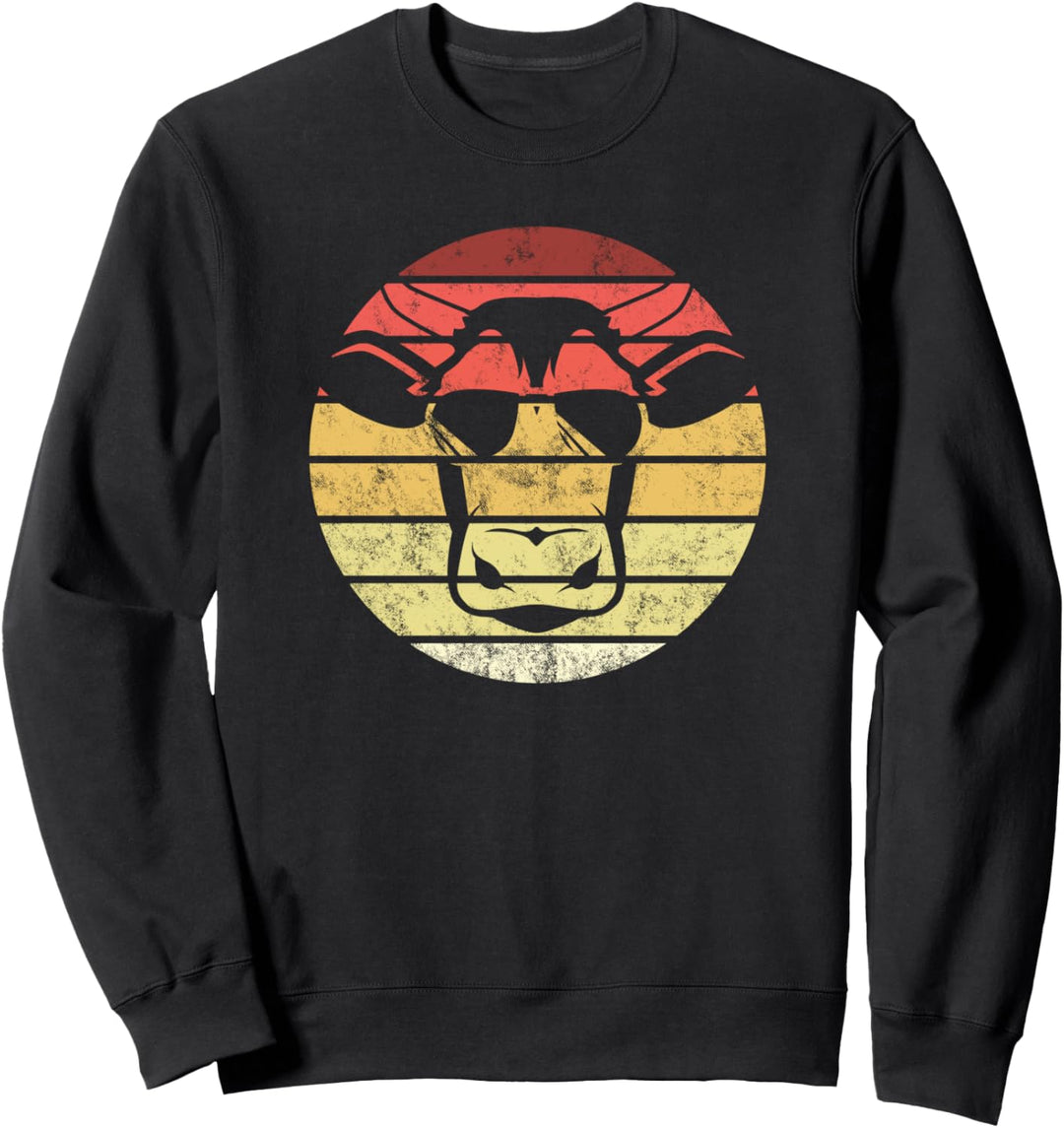 Kuh Retro Style Vintage Sweatshirt