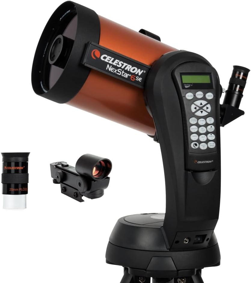 Celestron 11068 NexStar 6SE computergesteuertes Schmidt-Cassegrain-Teleskop mit vollautomatisierter