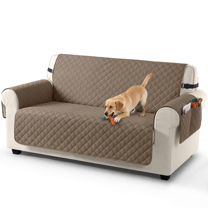 TAOCOCO Sofa Überzug, Sofabezug Wasserdicht Mit Gummiband，Wohnzimmer Anti-Rutsch Gepolsterter Sofasc