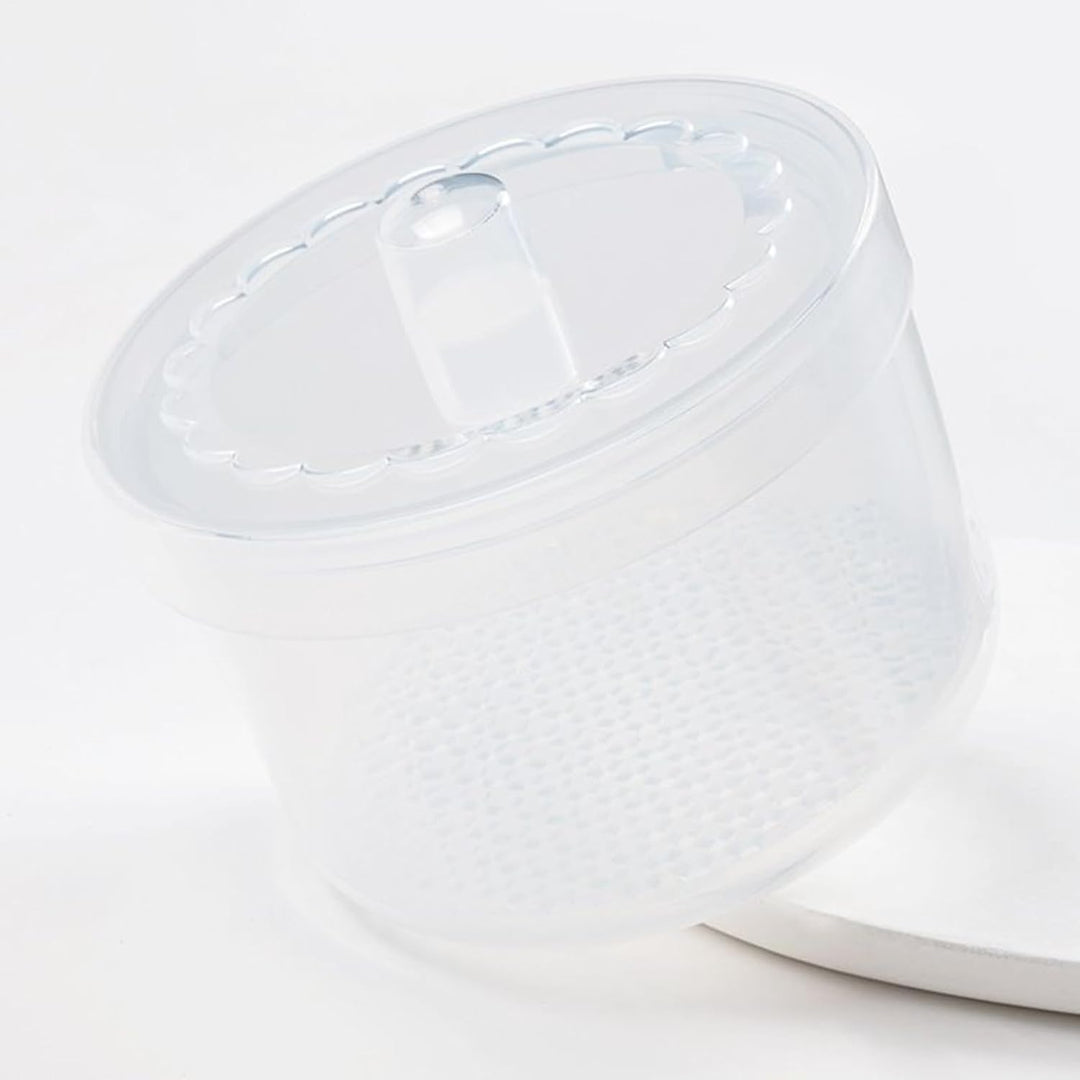 Nagelwerkzeug-Box, Reinigungsschale Für Nagelfräser, Tragbares Doppelfilter Reinigungs-Tablett für H