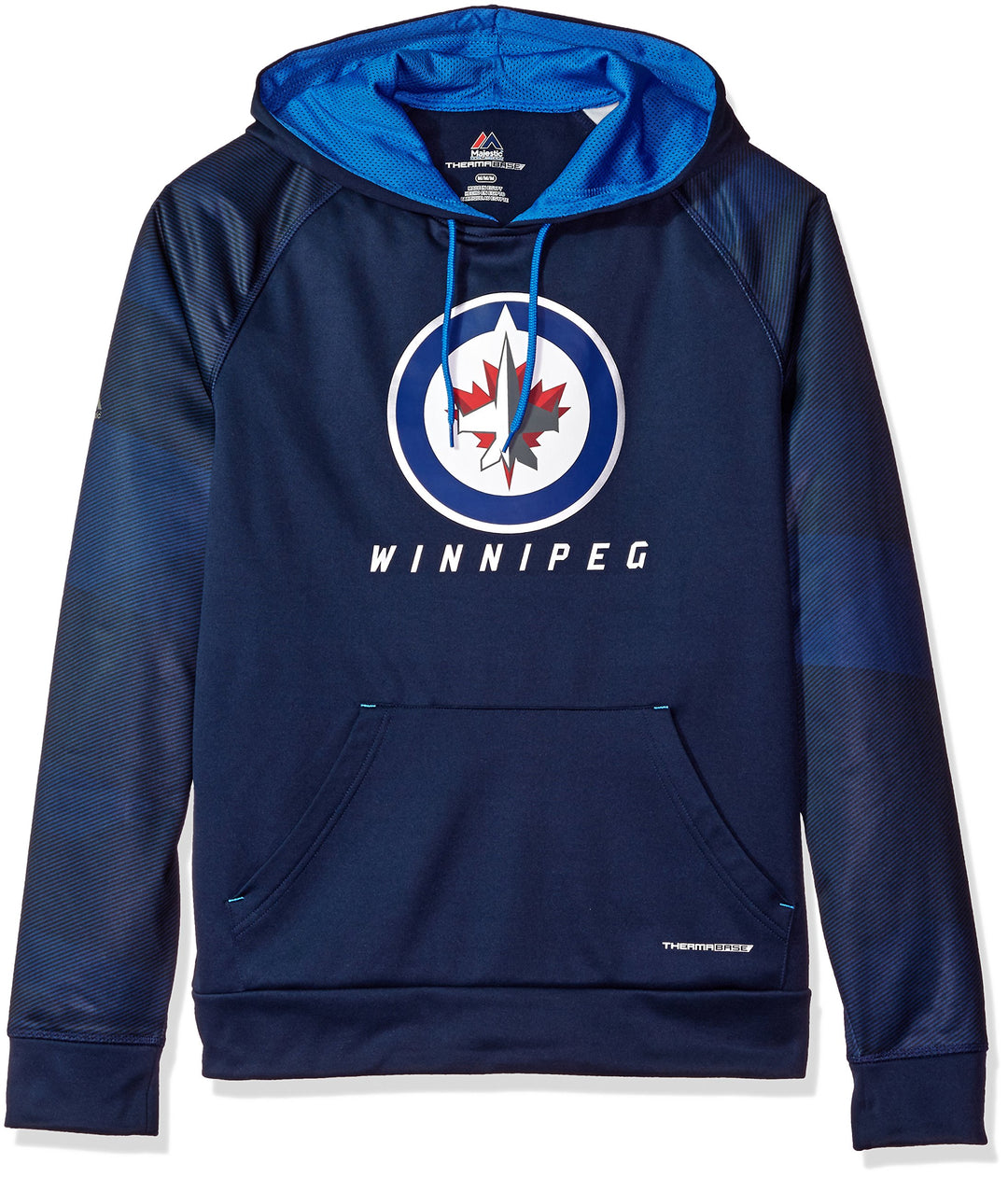 Herren NHL Penalty Shot Langarm-Kapuzen-Fleece S Athletic Navy/Sport Blue, S Athletic Navy/Sport Blu