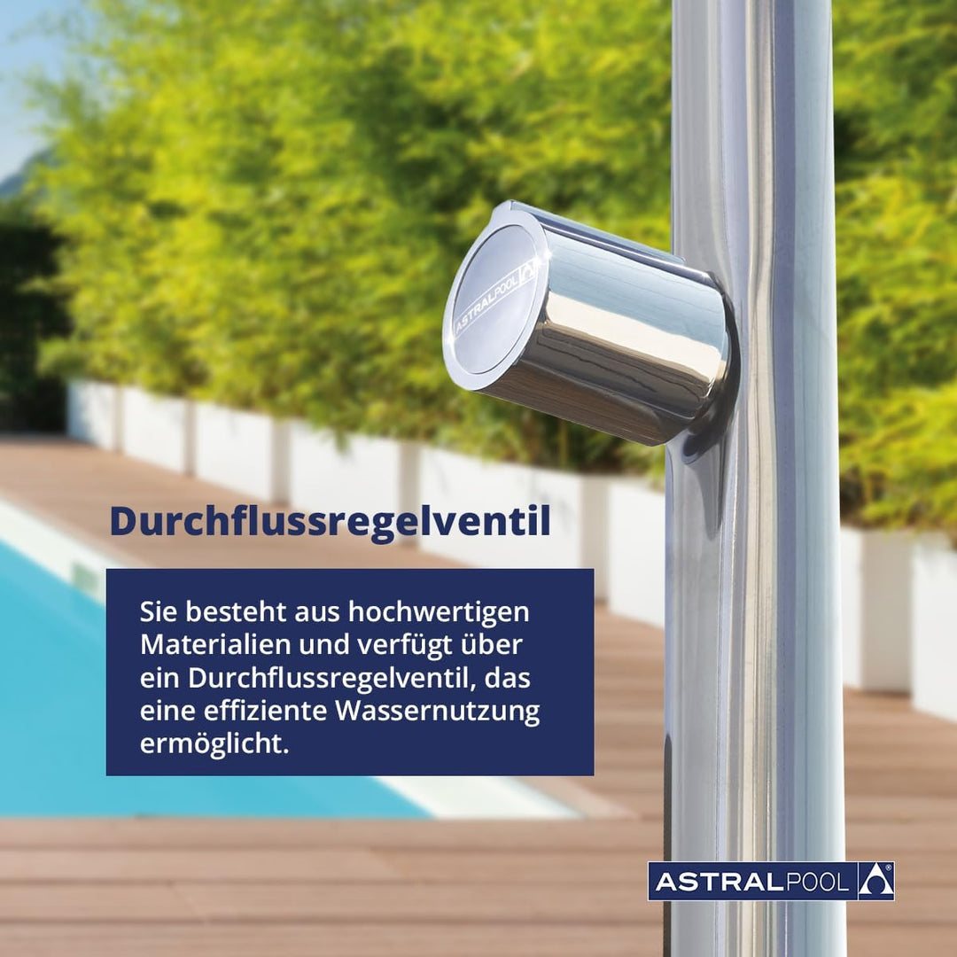astrapool 52717 – Dusche für Pools bunt 1.46x0.31x0.1 cm
