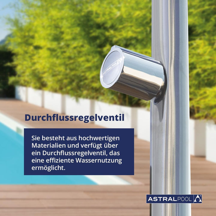astrapool 52717 – Dusche für Pools bunt 1.46x0.31x0.1 cm