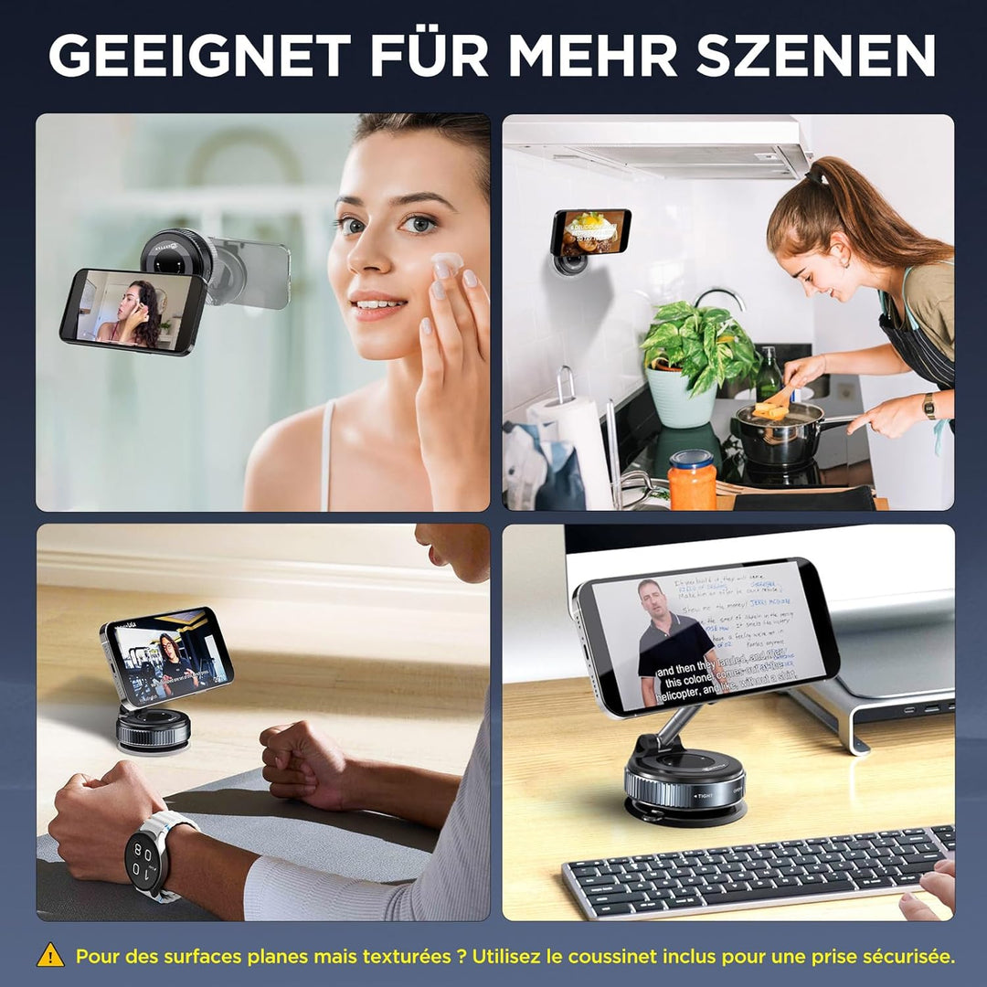 Vakuum Magnetischer Handyhalterung Auto für Magsafe Autohalterung, 2025 Upgraded Vmag-S1 Handyhalter