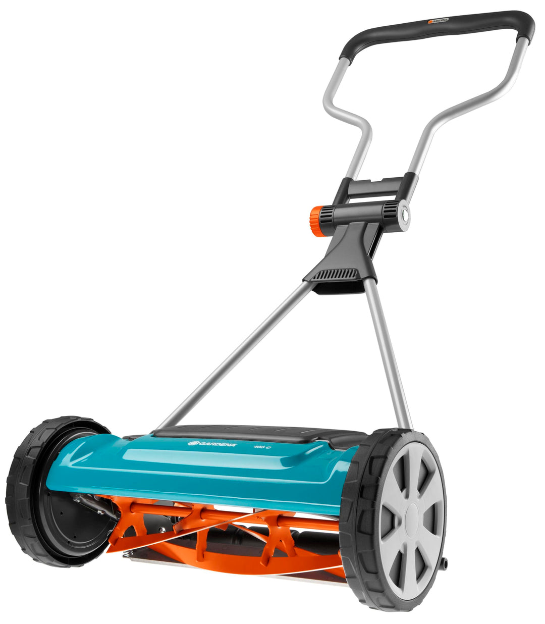 Gardena Comfort Spindelmäher 400 C: Handrasenmäher mit 40 cm Arbeitsbreite für bis zu 250 m² Rasenfl