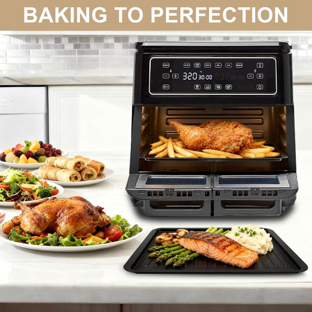 Air Fryer Ersatzteile für Breville Halo Flexi Luftfritteuse, 30,5 x 24,9 x 2,5 cm, Stahl-Luftfritteu