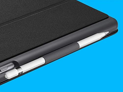 Logitech Slim Folio iPad Hülle mit Kabelloser Bluetooth Tastatur, Für’s iPad der 5. & 6. Generation