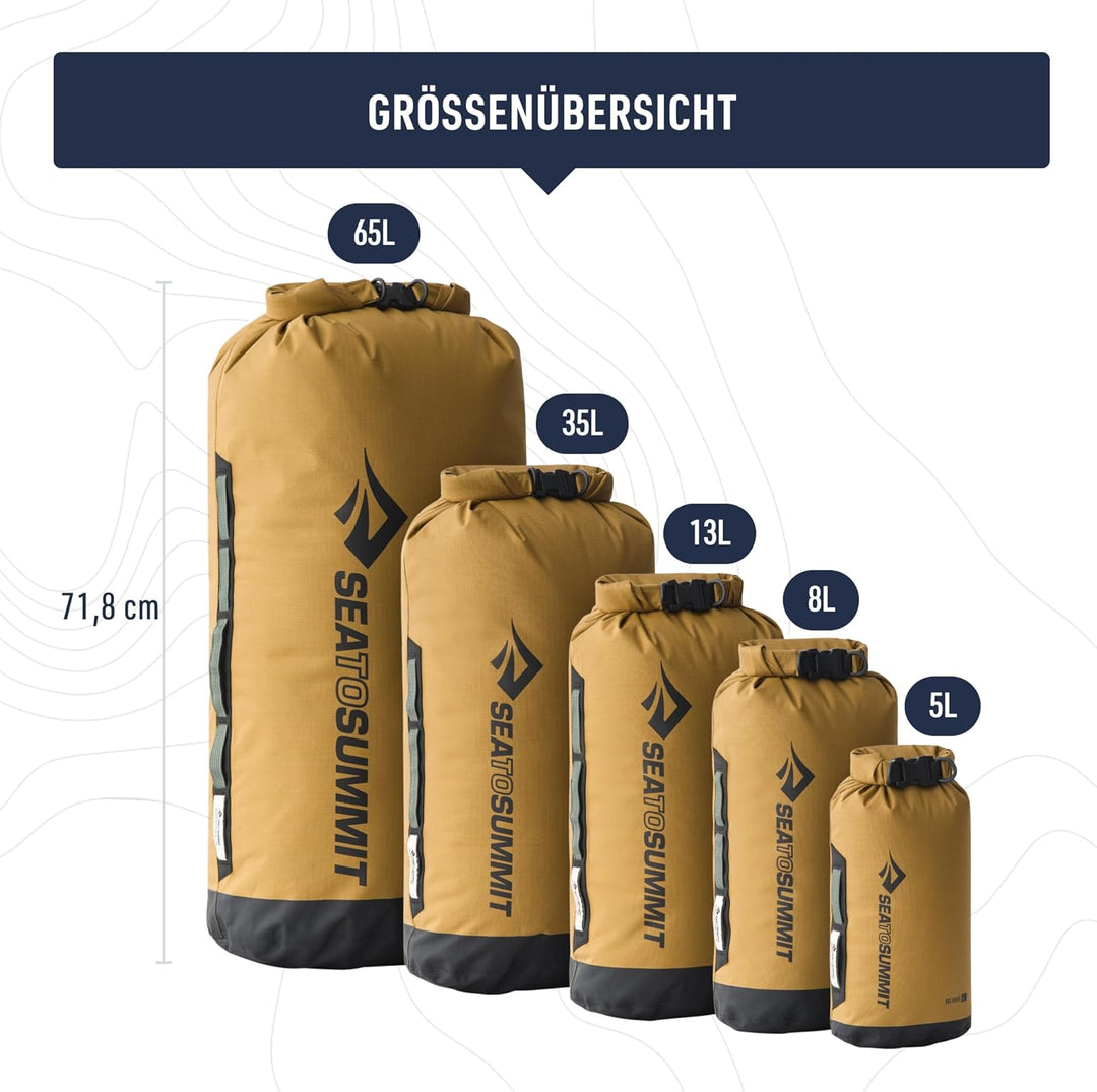 Sea to Summit Big River Dry Bag, 35 Liter, Jet Black 35 Liter Jet Black, 35 Liter Jet Black