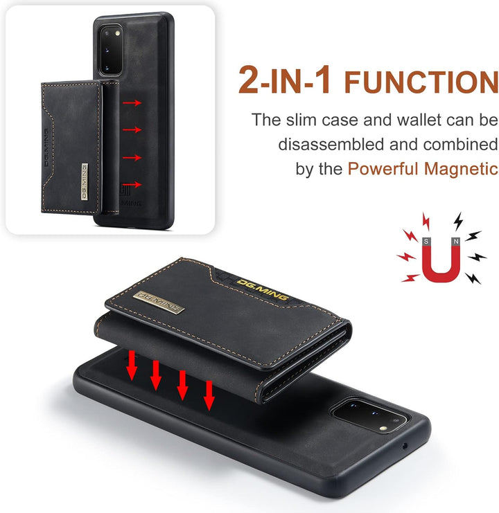 UDBKKDX 2 in 1 Handyhülle für Google Pixel 7 Pro, abnehmbare Brieftasche und magnetische Adsorption