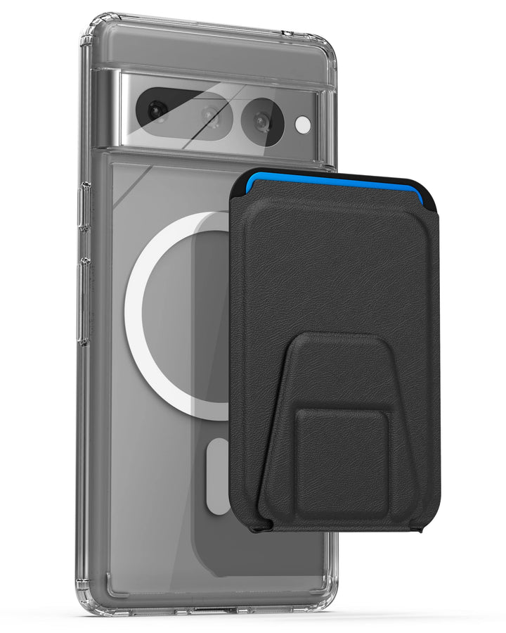 ENCASED Magnetische Brieftasche entworfen für Google Pixel 7 Pro Hülle mit Kartenhalter (kompatibel
