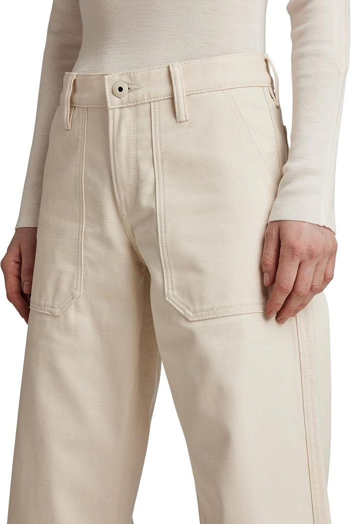 G-STAR Damen Judee Carpenter Loose Jeans 24W / 30L Beige (Ecru D23590-d491-159), 24W / 30L Beige (Ec