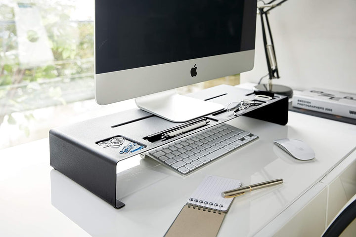 PC monitor stand - Tower - black Schwarz, Schwarz