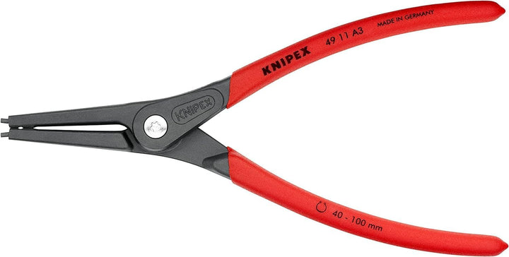 KNIPEX Präzisions-Sicherungsringzange für Aussenringe auf Wellenmit rutschhemmendem Kunststoff überz