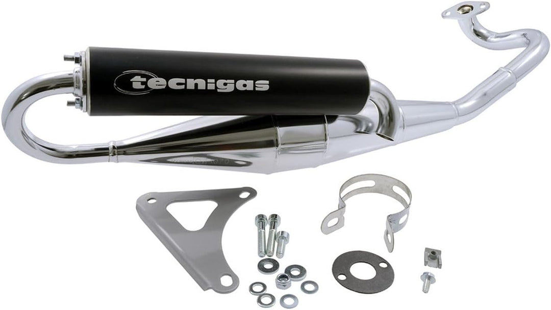 Auspuff TECNIGAS Next-R Chrom kompatibel für PEUGEOT Speedfight 3 50 LC (2-Takt) Typ:F1, Speedfight