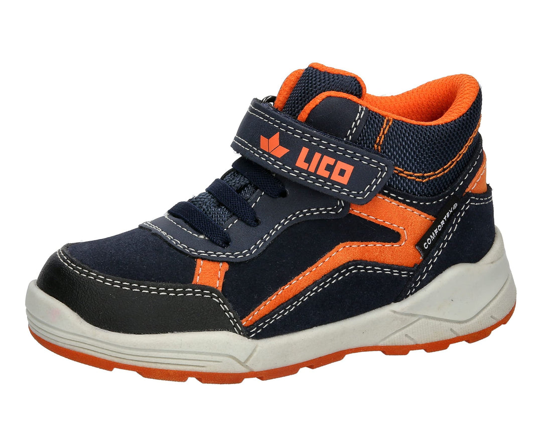 Lico Unisex Kinder Nabudo Vs Schneestiefel 25 EU Marine Orange, 25 EU Marine Orange