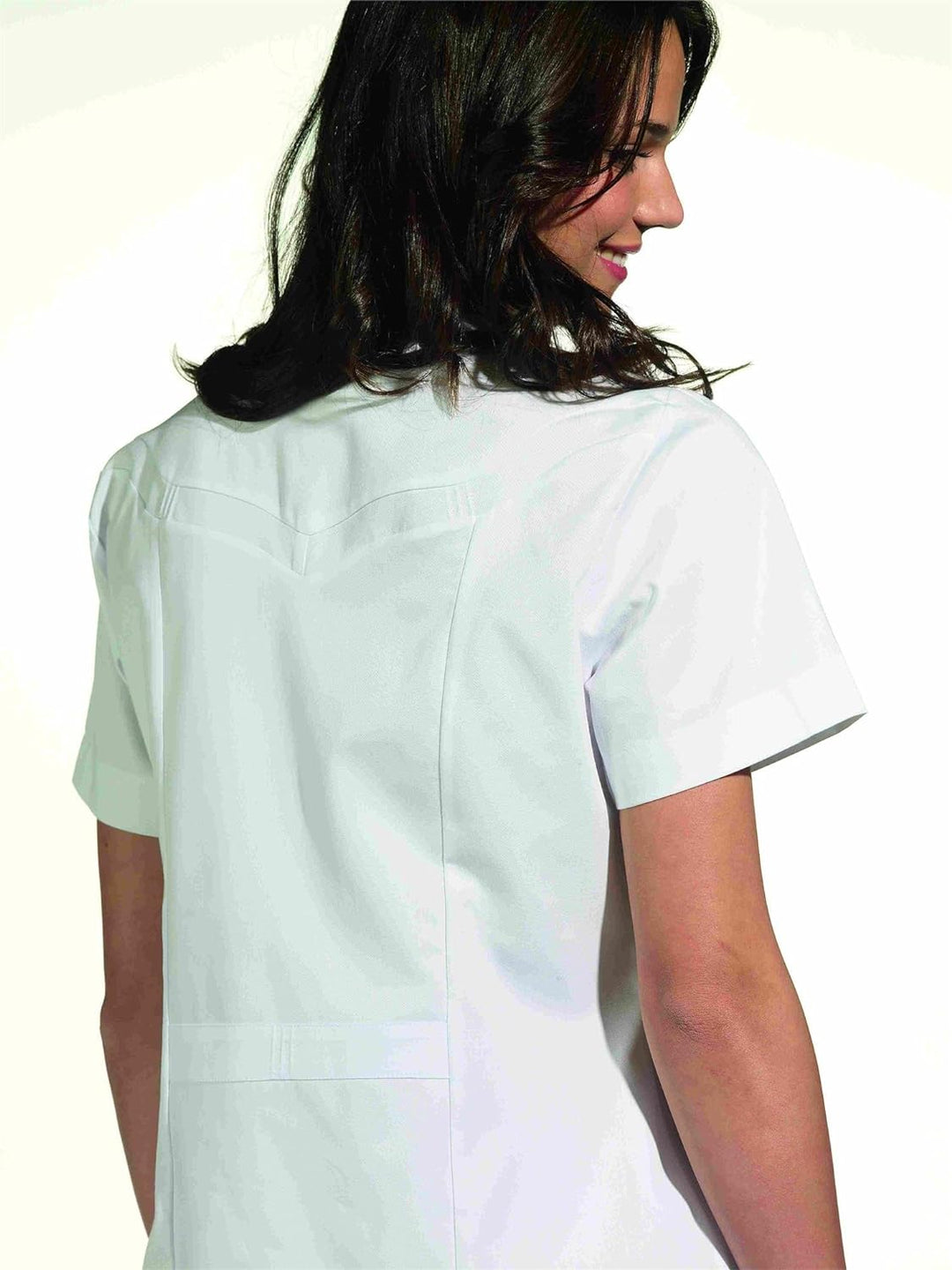 Hosenkasack 1/2 Arm, 100% BW, Seitenschlitze, 200 g/m², weiss 34 Weiss, 34 Weiss