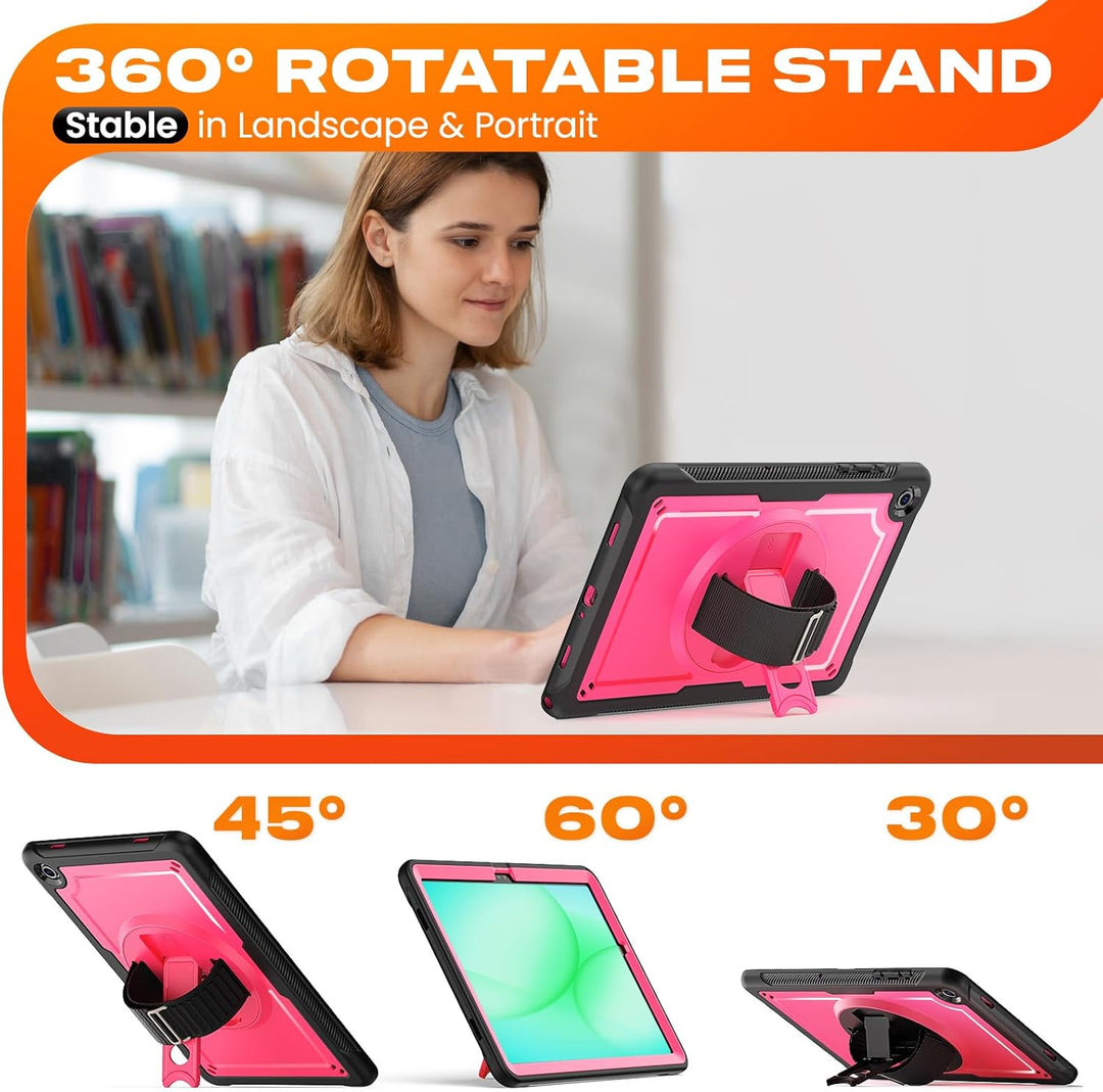 SEYMAC stock Hülle für Samsung Galaxy Tab A11+ Plus/A9+ Plus 11 Zoll 2025/2023, Stossfeste Hülle mit