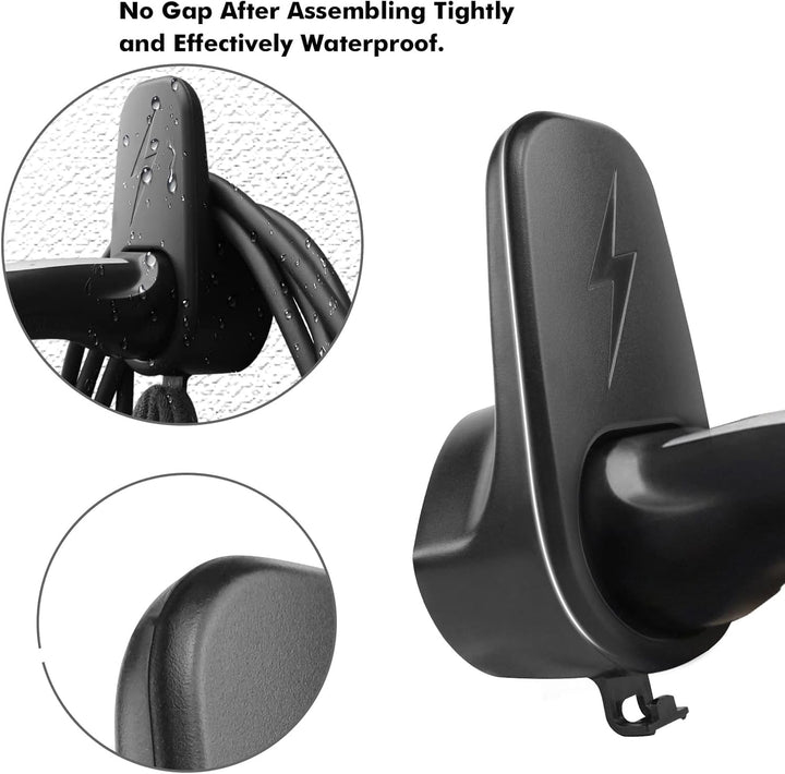 WANGCL EV Ladekabel Halter Typ 2 Ladekabel Organizer Fit für Wallbox Tesla Model 3 Modell Y X S
