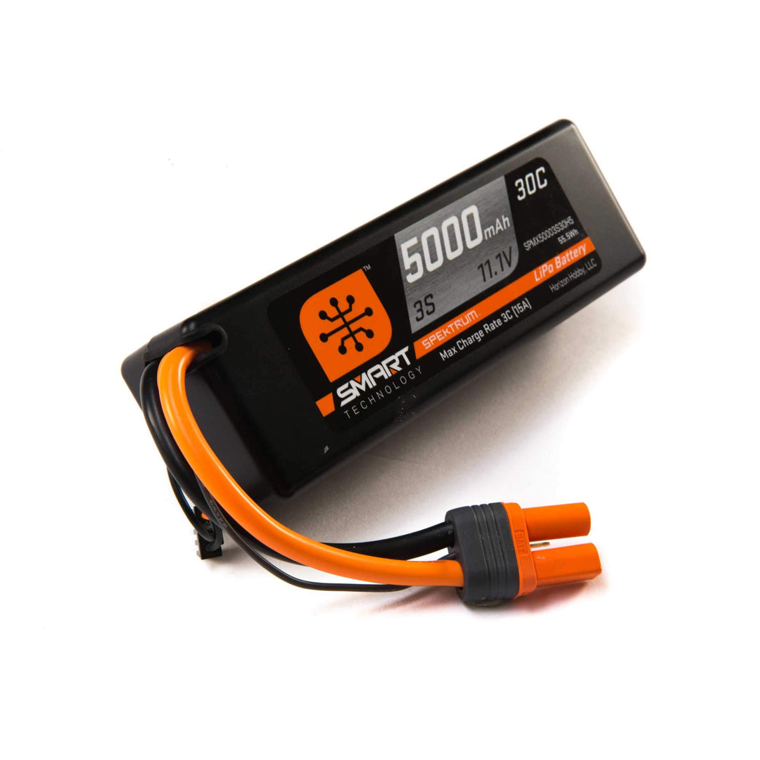 11,1 V 5000mAh 3S 30C Smart Hardcase LiPo-Akku: IC5