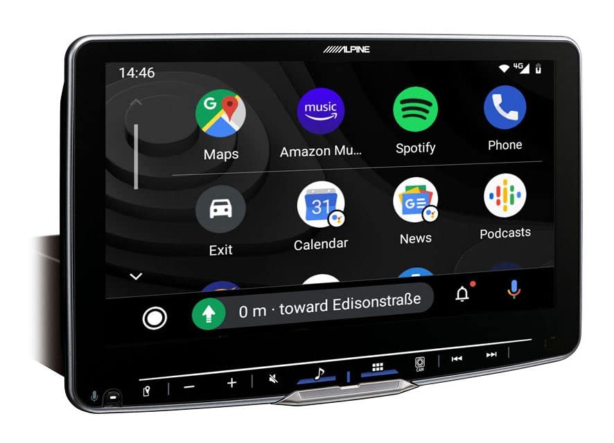 Alpine iLX-F905TRA | Autoradio mit 9-Zoll Touchscreen, DAB+, 1-DIN-Einbaugehäuse, Apple CarPlay Wire