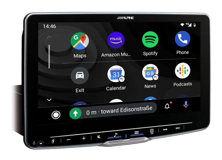 Alpine iLX-F905TRA | Autoradio mit 9-Zoll Touchscreen, DAB+, 1-DIN-Einbaugehäuse, Apple CarPlay Wire