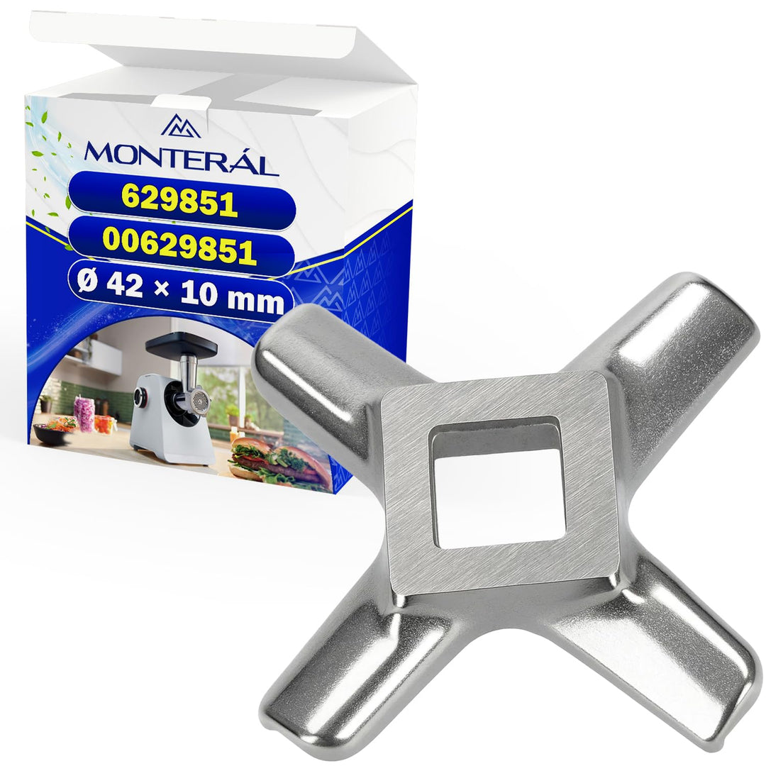 MONTERAL Fleischwolf Messer für Küchenmaschine Ø 42 x 10 mm mit Originalcode 629851 00629851 für Bos