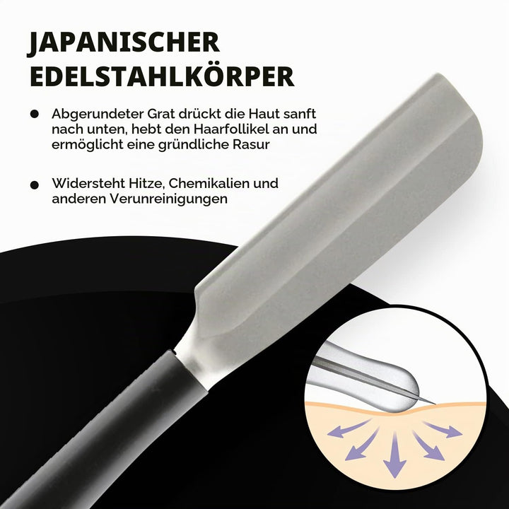 Feather Artist Club-SS Rasierer Nicht-KlappgriffSchwarz (acs-rb)