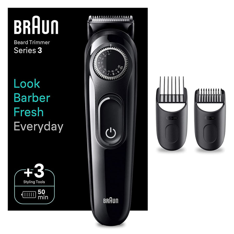 Braun Bodygroomer 3, Körperpflege- und Haarentfernung für Herren, mit SkinShield-Technologie,BG3350,