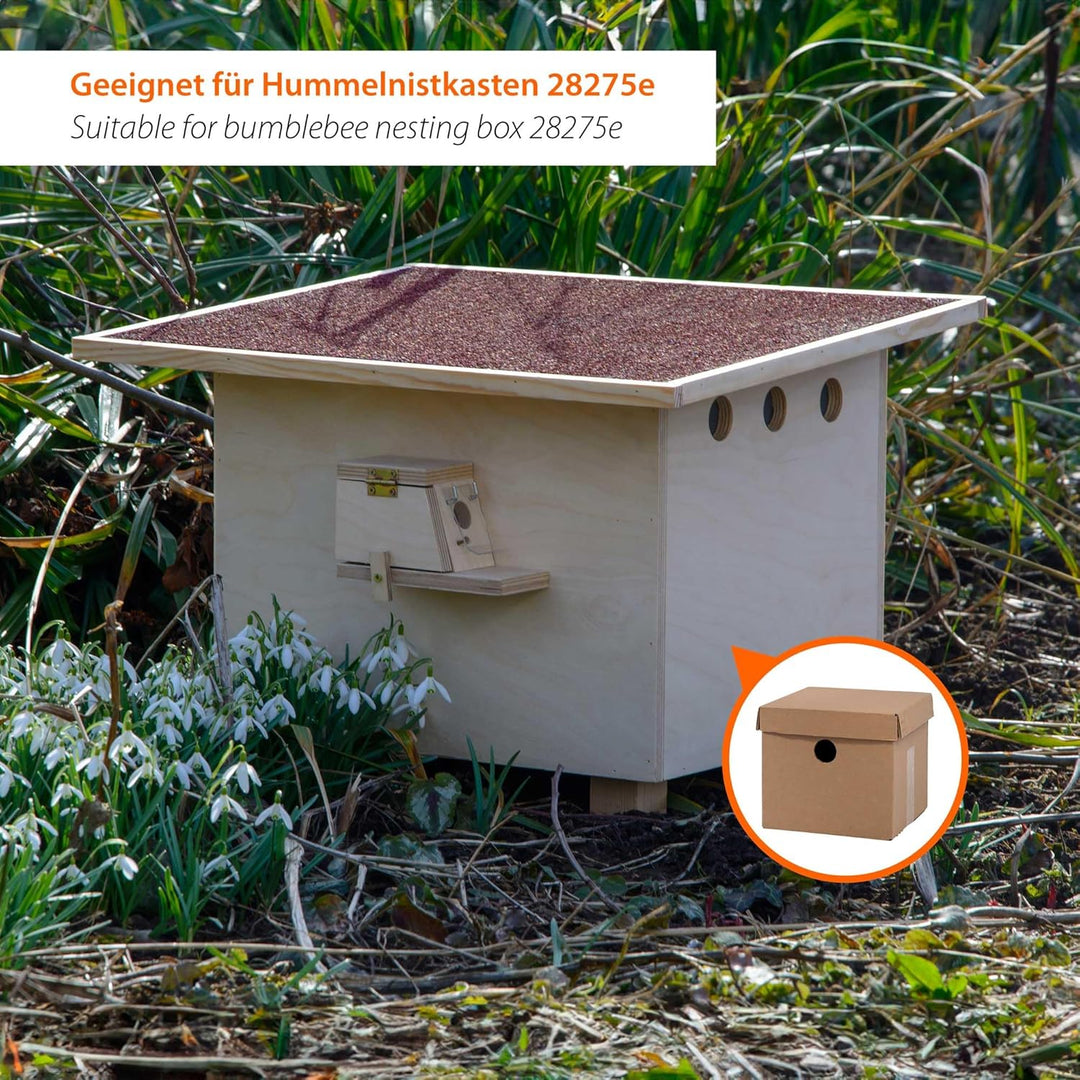 Luxus-Insektenhotels Hummelkasten Füllmaterial Austauschset – Nistmaterialien für Hummelkästen – Zub