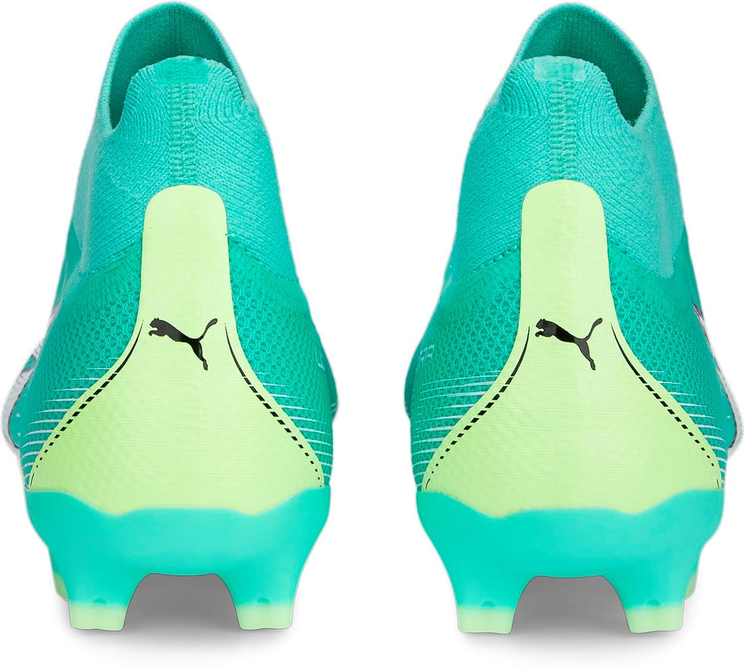 PUMA Herren Ultra Match+ Ll Fg/Ag Fussballschuh, 46.5 EU Electric Peppermint Puma Weiß Fast Gel