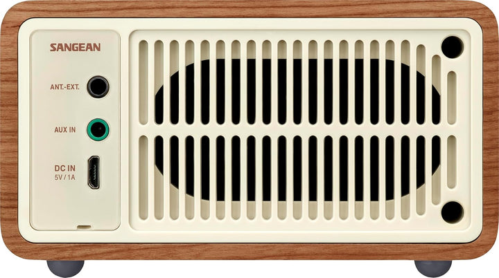 Sangean WR-7 tragbares Desktop-Radio (FM-RDS-Tuner, Bluetooth, AUX-In, integrierter Lautsprecher, Ak