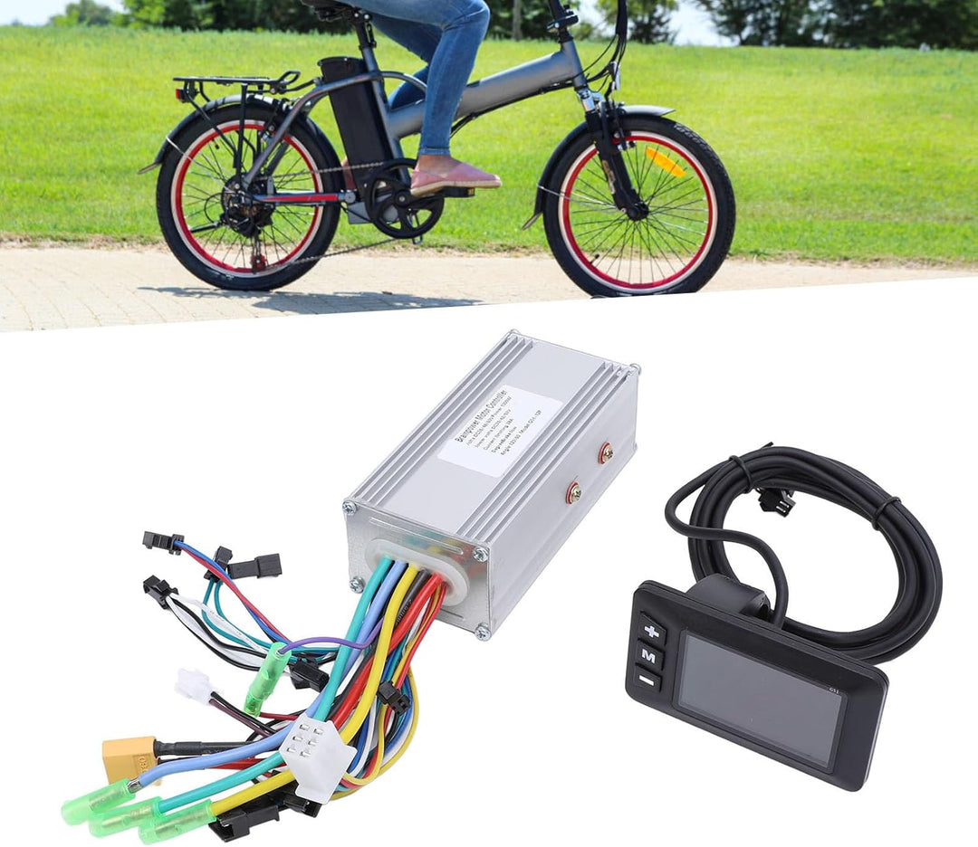 BuyWeek Elektrofahrrad Brushless Motor Controller Kit, 36V 48V 60V 1000W 38A 3 Modus Sinuswelle Cont