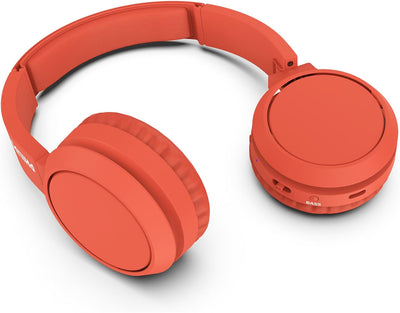 PHILIPS Audio TAH4205RD/00 On Ear Kopfhörer mit Bass Boost Taste (Bluetooth, 29 Stunden Wiedergabeze