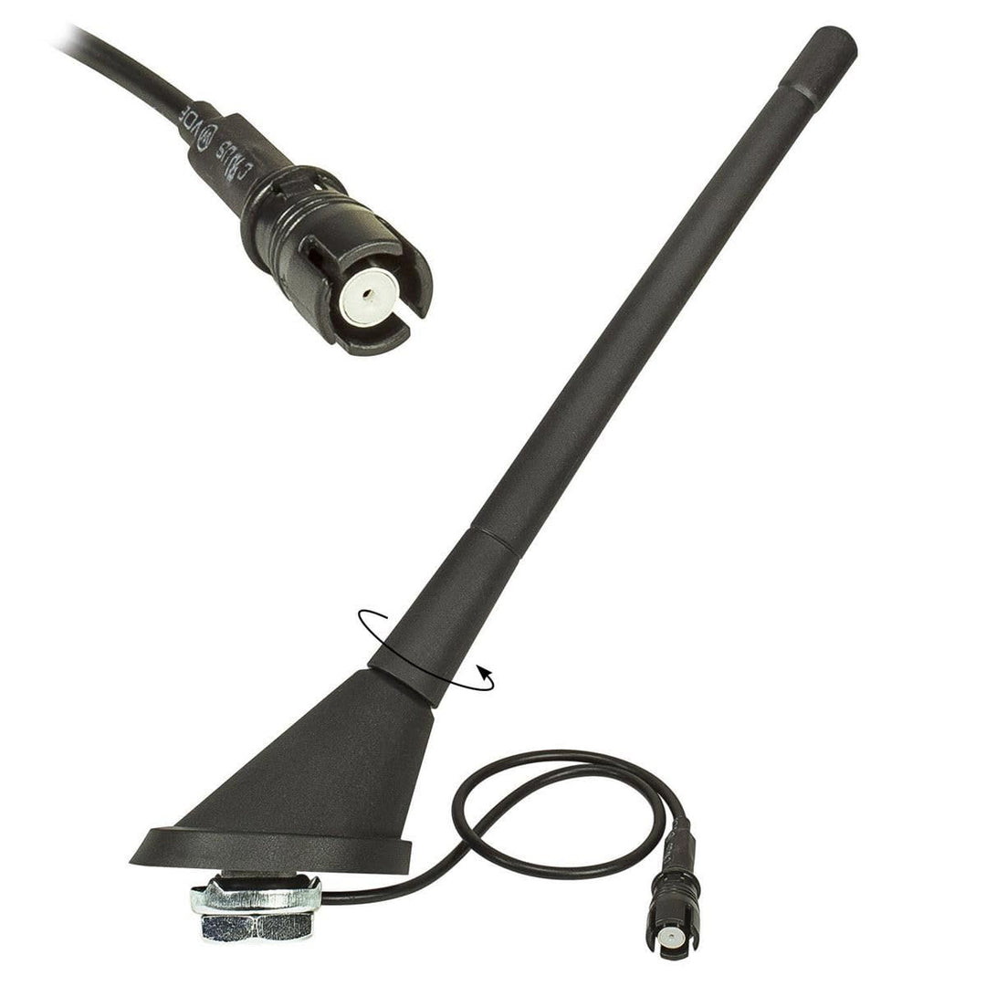 tomzz Audio 1000-005 KFZ Antenne Dachantenne 16V Verstärker Raku 2 II kompatibel mit Audi Opel Seat