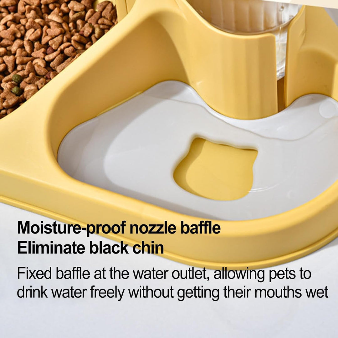 Automatische Futterspender für Hunde, 2-in-1, automatisches Futter- und Wasserspender-Set, grosse Öf