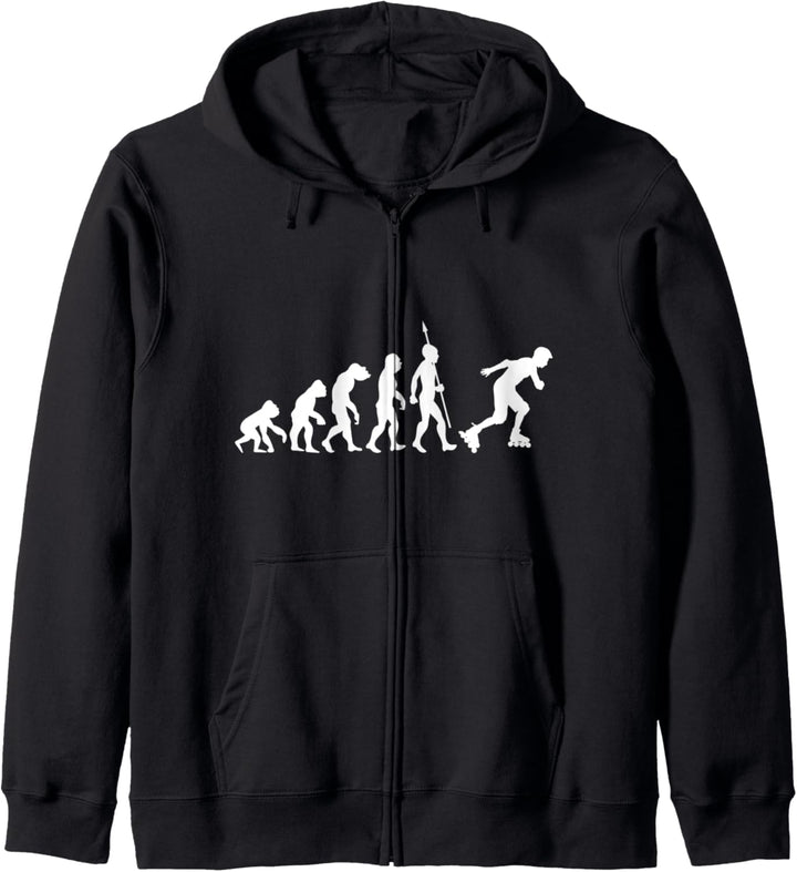 Inlineskater Inlineskating Inlineskates Evolution Lustig Fun Kapuzenjacke
