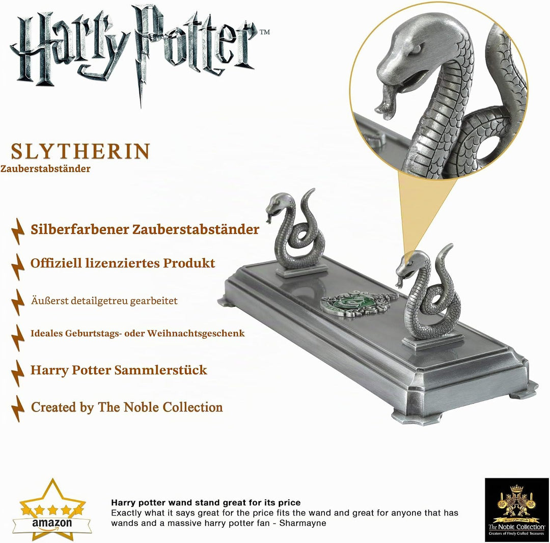 Harry Potter The Noble Collection Slytherin Wand Stand