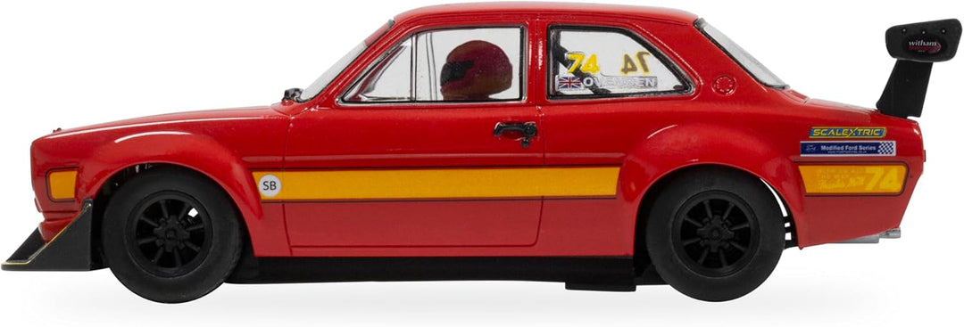 Scalextric C4571 Ford Escort MK1 RSR – Modifizierte Ford-Serie – Tom Ovenden Cars – Tourenwagen für
