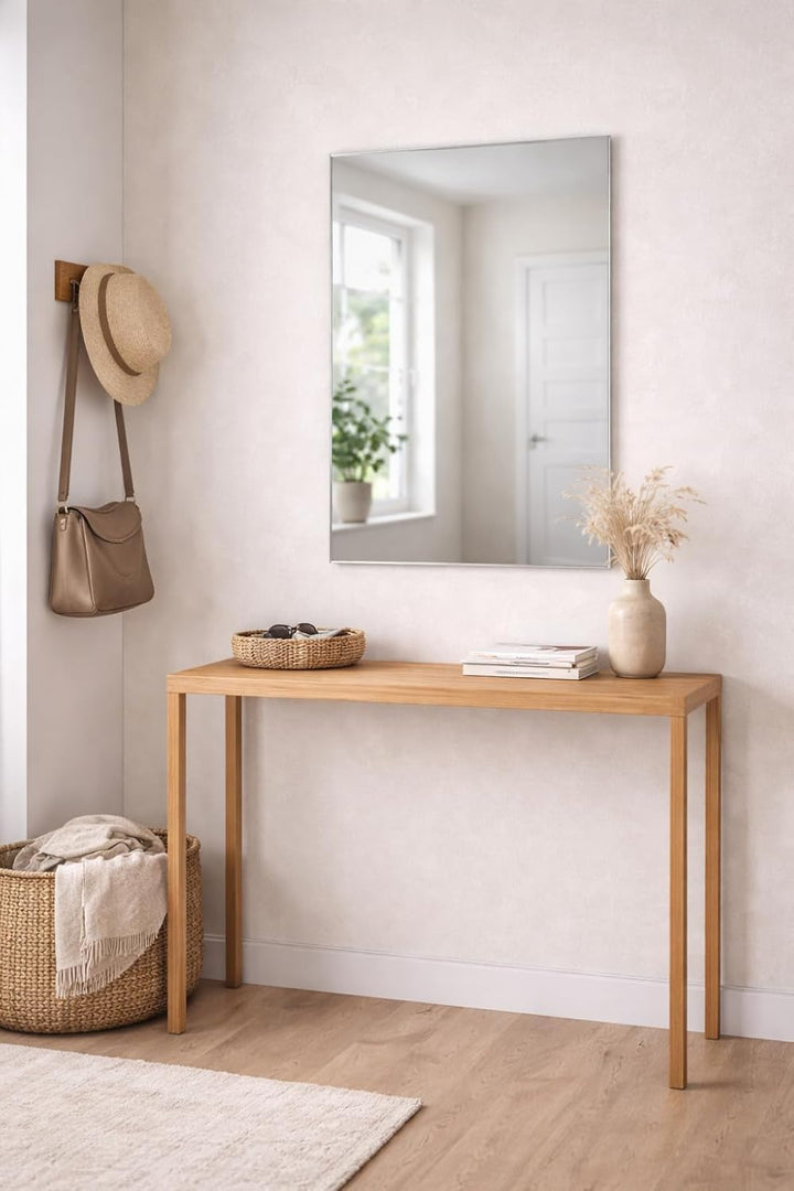 Homestyle Kristallspiegel 50 x 70 cm Wandspiegel Rahmenlos