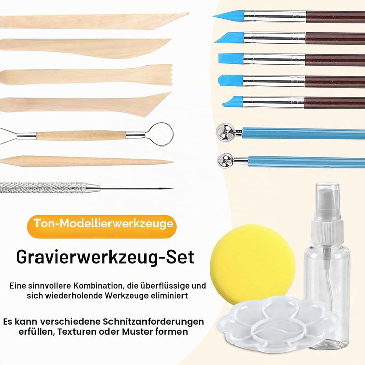 Modelierwerkzeugset Ton Werkzeug Set, Modellierwerkzeuge, Modelliermasse Werkzeug, Sculpting Werkzeu