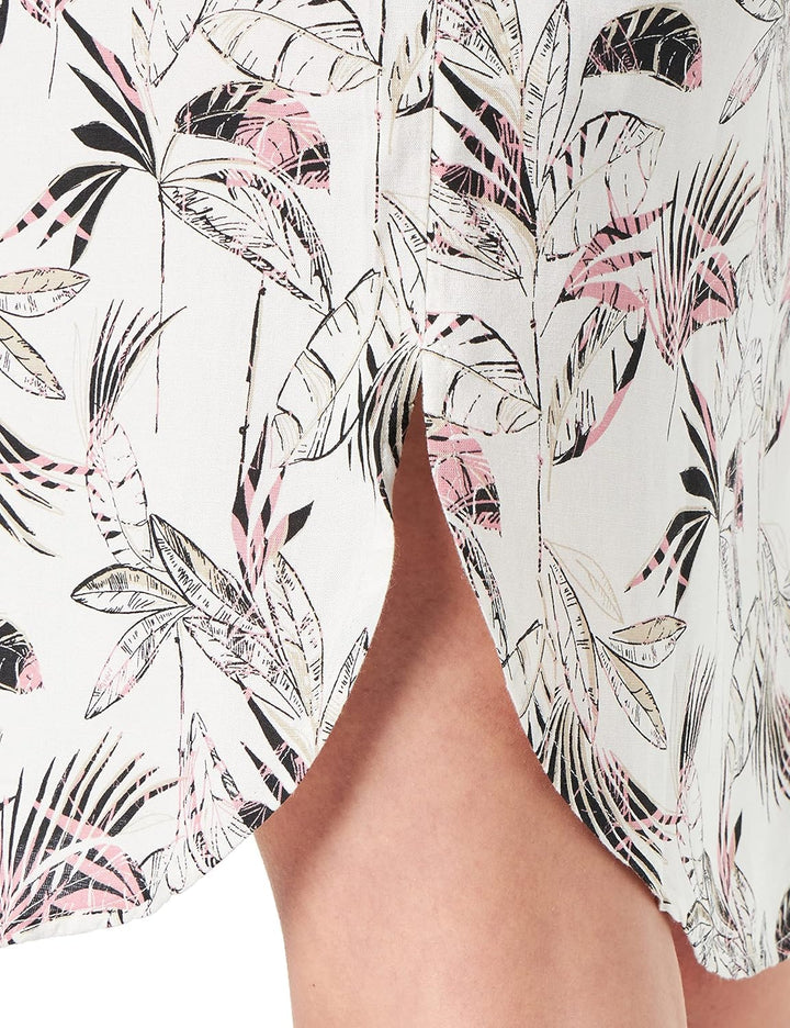 Noppies Damen Dress Colombo Nursing Short Sleeve All Over Print Kleid 40 Pristine - N021, 40 Pristin