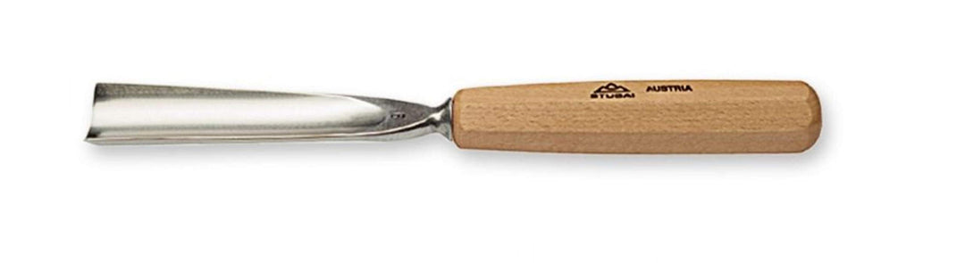 Stubai Stechbeitel Serie 55 - Form 9 : Gerades Hohleisen 12mm - 550912, 12mm